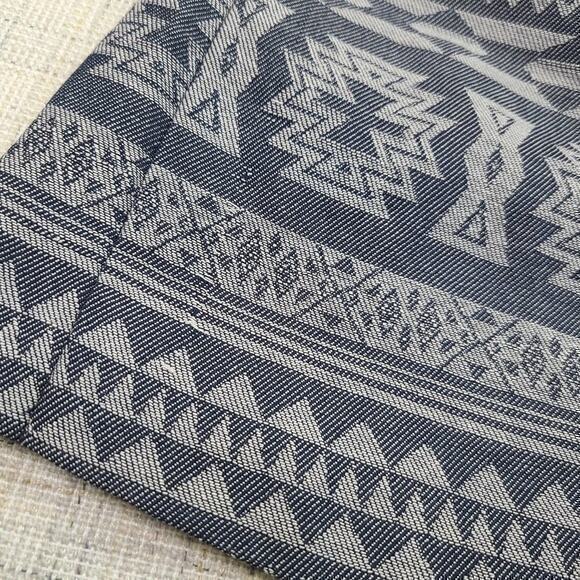 1 State Women's Skort Gray Aztec Tribal Print Asymmetrical Hem Size Small - Picture 3 of 6